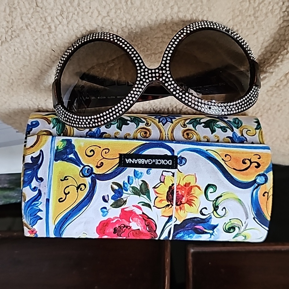 DOLCE & GABBANA ,SUNGLASSES AND CASE